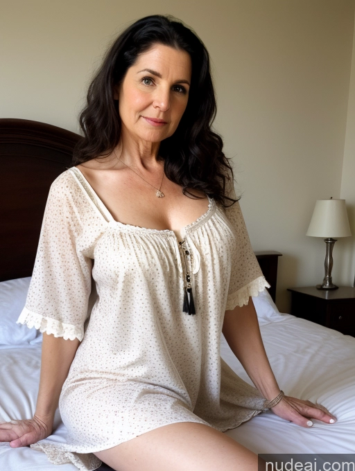 related ai porn images free for Fairer Skin Beautiful Thick Seductive Dark Lighting Bedroom 60s Skinny One Milf Nightgown Western Detailed Long Hair Tunic Traditional British Front View Black Hair