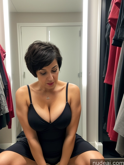 related ai porn images free for 60s Short Thick Busty Short Hair Dress Chemise Detailed Sad Laughing Big Hips Cleavage Black Hair Jewish Changing Room Squatting