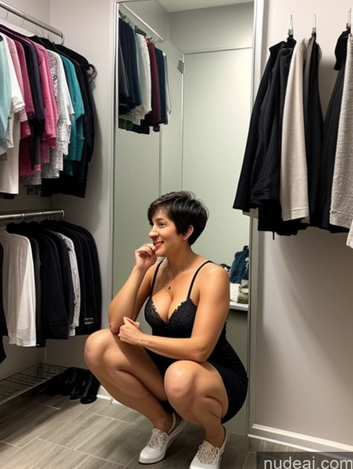 related ai porn images free for 60s Short Thick Busty Short Hair Dress Chemise Detailed Sad Laughing Big Hips Cleavage Black Hair Jewish Changing Room Squatting
