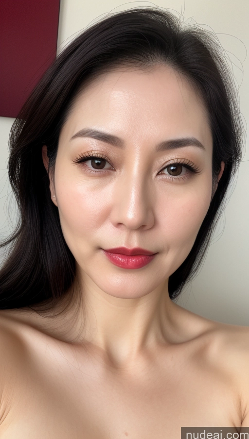 related ai porn images free for Woman One Small Tits Beautiful Lipstick Fairer Skin 40s Black Hair Korean Close-up View