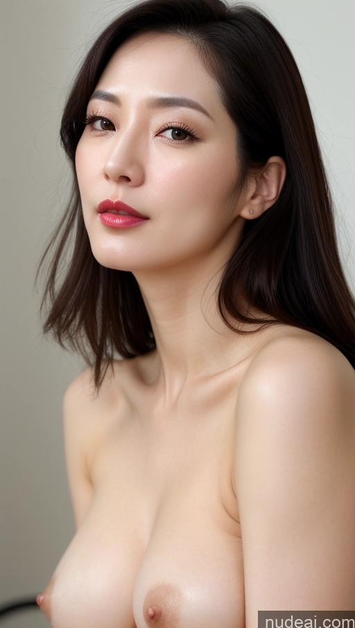 related ai porn images free for Woman One Small Tits Beautiful Lipstick Fairer Skin 40s Black Hair Korean Close-up View Detailed