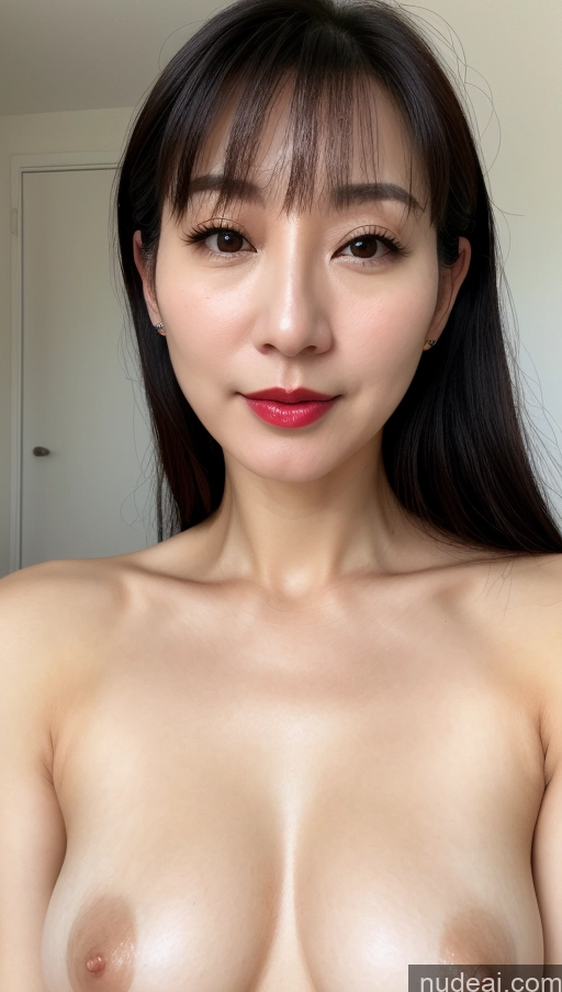 related ai porn images free for Woman One Small Tits Beautiful Lipstick Fairer Skin 40s Black Hair Korean Close-up View Detailed
