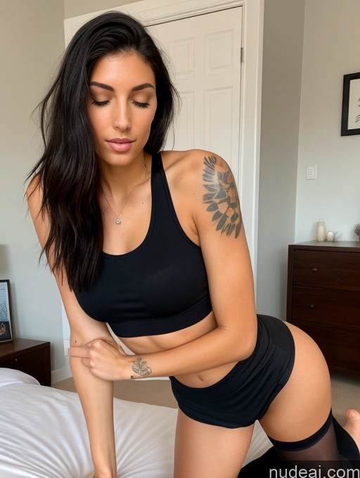 related ai porn images free for Woman One Small Tits Beautiful Tattoos Skinny Long Legs Tall Perfect Body 18 Orgasm Sexy Face Black Hair French Bedroom Front View Yoga Yoga Pants Thigh Socks Tank Top Short Shorts Panties Micro Skirt