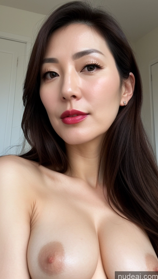 related ai porn images free for Woman One Perfect Boobs Beautiful Lipstick Fairer Skin 40s Brunette Korean Close-up View