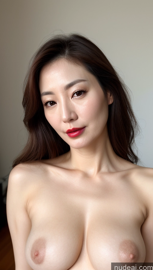 related ai porn images free for Woman One Perfect Boobs Beautiful Lipstick Fairer Skin 40s Brunette Korean Close-up View