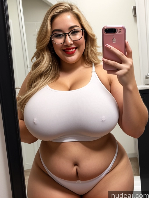 related ai porn images free for Busty Huge Boobs Glasses Beautiful Big Ass Thick Chubby Fat Big Hips Short 18 Happy Blonde Long Hair Latina Mirror Selfie Bathroom Crop Top Lipstick Model