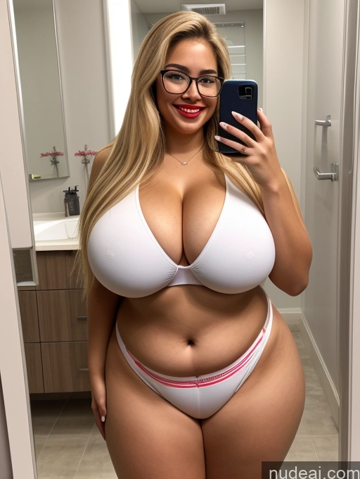 related ai porn images free for Busty Huge Boobs Glasses Beautiful Big Ass Thick Chubby Big Hips Short 18 Happy Blonde Long Hair Latina Mirror Selfie Bathroom Crop Top Lipstick Model