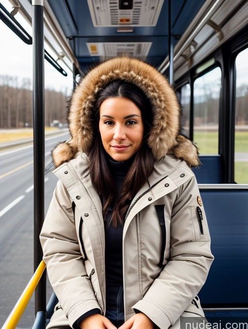 related ai porn images free for Woman One Pubic Hair White Bus Parka