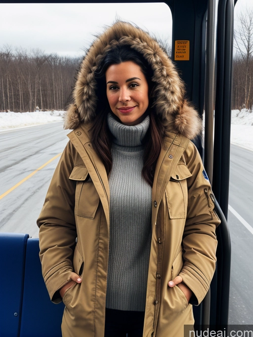 related ai porn images free for Woman One Pubic Hair White Bus Parka
