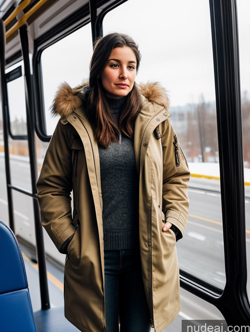 related ai porn images free for Woman One Pubic Hair White Bus Parka