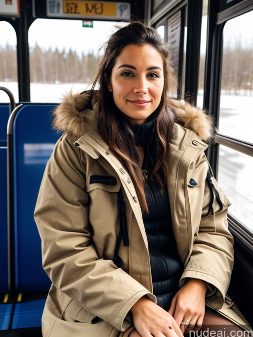 related ai porn images free for Woman One Pubic Hair White Bus Parka
