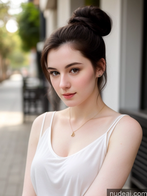 related ai porn images free for 18 One Beautiful Fairer Skin Seductive Black Hair Hair Bun Middle Eastern Soft + Warm Close-up View Casual Simple