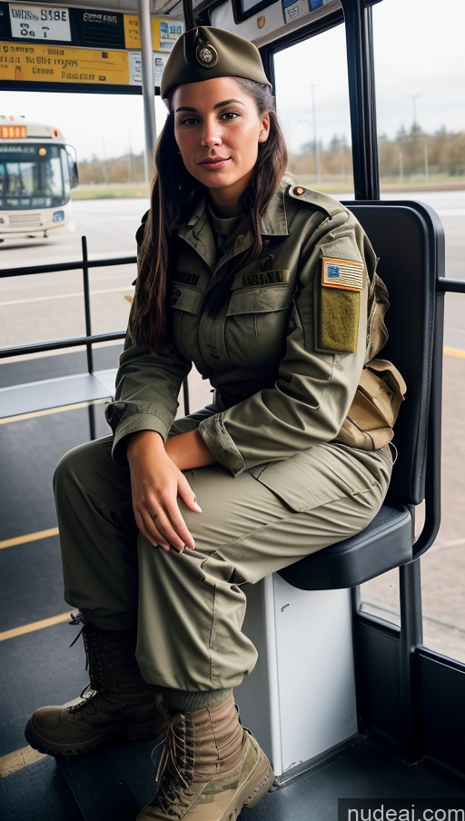related ai porn images free for Woman One Pubic Hair White Military Bus