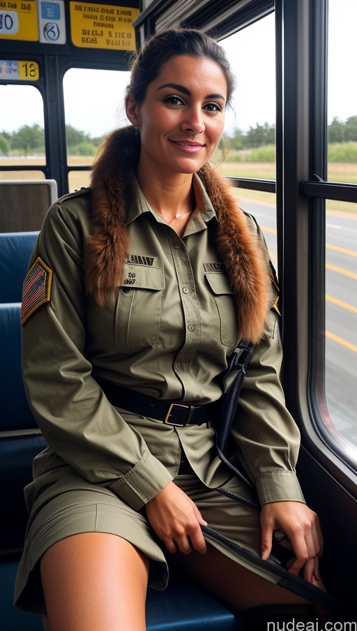 related ai porn images free for Woman One Pubic Hair White Military Bus