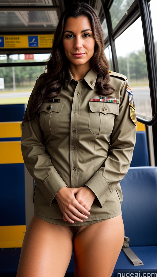 related ai porn images free for Woman One Pubic Hair White Military Bus