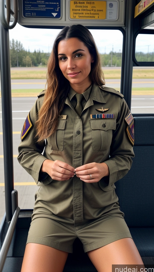 related ai porn images free for Woman One Pubic Hair White Military Bus