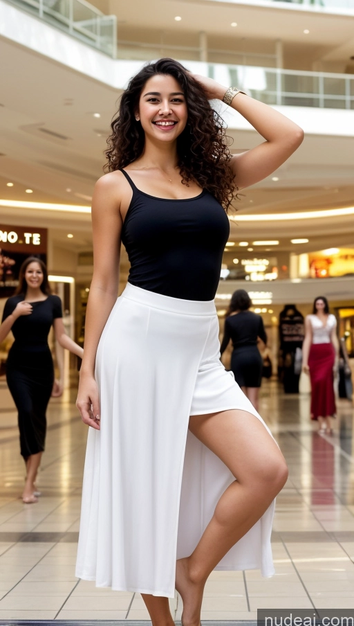 related ai porn images free for Model One Perfect Boobs Beautiful Big Ass Big Hips Perfect Body Fairer Skin 18 Happy Black Hair Curly Hair Mall Front View T-pose Long Skirt