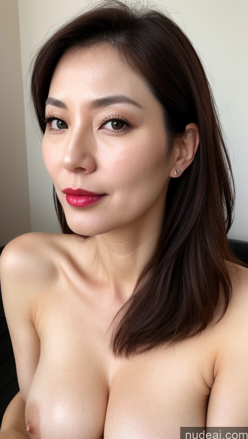 related ai porn images free for Woman One Perfect Boobs Beautiful Lipstick Fairer Skin 40s Brunette Korean Close-up View