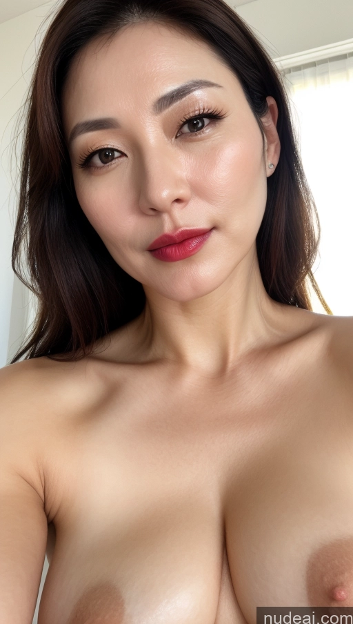 related ai porn images free for Woman One Perfect Boobs Beautiful Lipstick Fairer Skin 40s Brunette Korean Close-up View