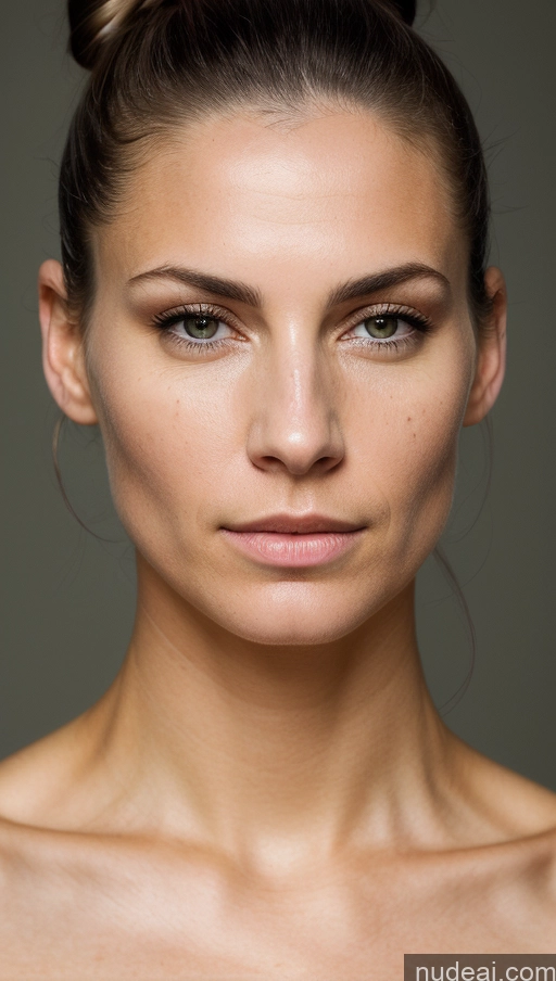 related ai porn images free for Woman One Pubic Hair 30s Serious Brunette Hair Bun White Skin Detail (beta) Military