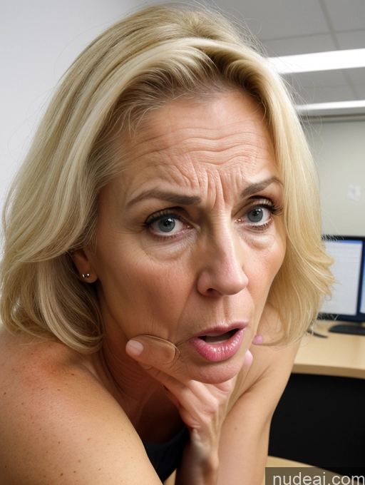related ai porn images free for Bright Lighting Nude Italian Office Short Small Tits Front View Illustration Milf Skinny Straight Fairer Skin 60s T-pose Angry Shocked Blonde