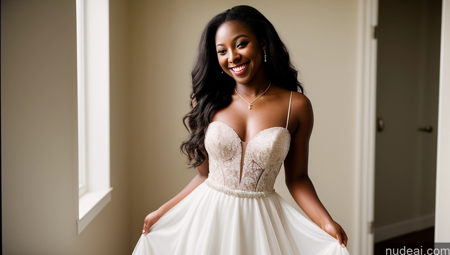 related ai porn images free for Woman One Small Tits Small Ass Thick 20s Dark Skin Happy Long Hair Black Film Photo Front View Wedding