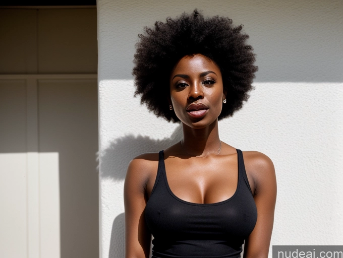 related ai porn images free for One Small Tits Small Ass 40s Ahegao Long Hair Film Photo Front View Bright Lighting African Dark Skin Jeans Tank Top
