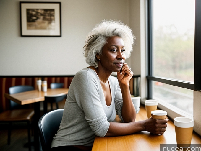 related ai porn images free for One Small Tits Small Ass Film Photo Front View Bright Lighting Messy Dark Skin Thick Woman Restaurant Casual 60s Sexy Face White Hair Hungarian