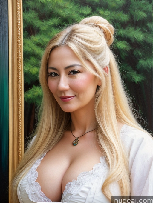 related ai porn images free for Woman Busty 50s Blonde Long Hair Japanese Painting Victorian