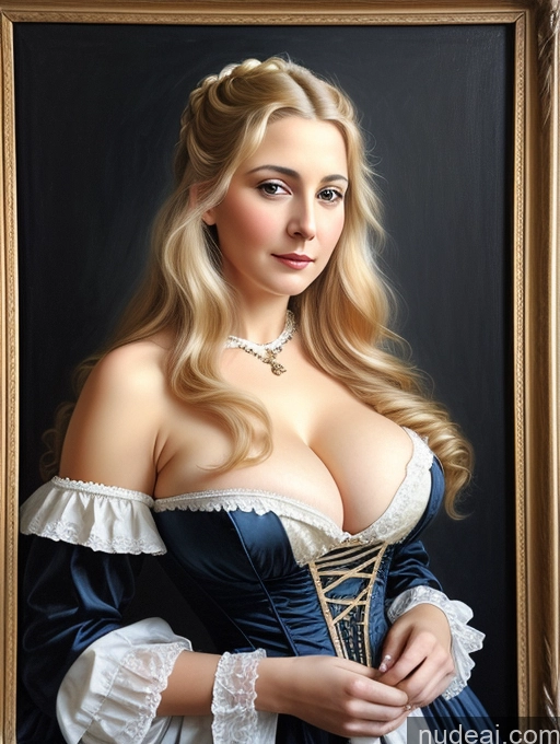 related ai porn images free for Woman Busty 50s Blonde Long Hair Painting Victorian