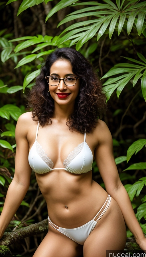related ai porn images free for Woman One Small Tits Beautiful Glasses Lipstick Abs Perfect Body Fairer Skin 20s Black Hair Jungle Sari Indian Curly Hair Bright Lighting Happy