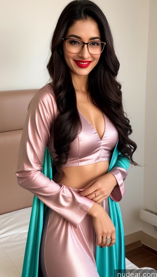 related ai porn images free for Woman One Small Tits Beautiful Glasses Lipstick Abs Perfect Body Fairer Skin 20s Black Hair Bright Lighting Happy Messy Indian Satin Salwar Dress