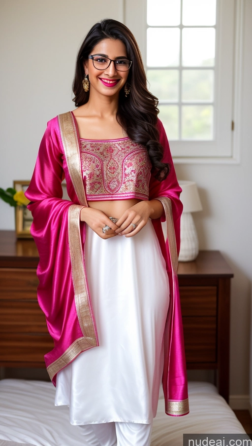 related ai porn images free for Woman One Small Tits Beautiful Glasses Lipstick Abs Perfect Body Fairer Skin 20s Black Hair Bright Lighting Happy Messy Indian Satin Salwar Dress