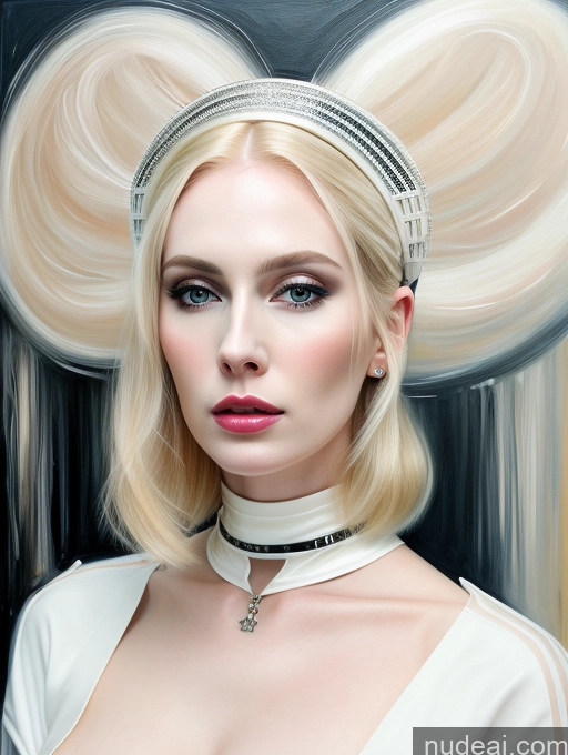 related ai porn images free for Woman 50s Blonde Long Hair Fairer Skin Painting Futuristic