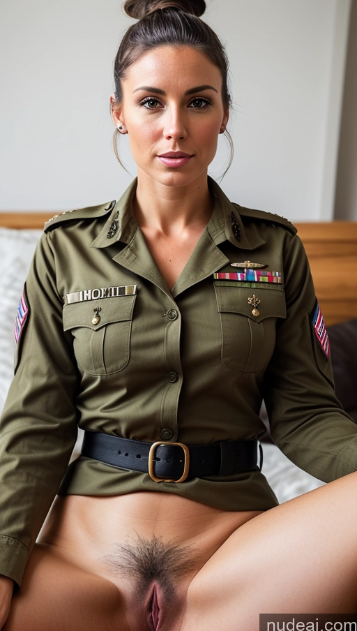 related ai porn images free for Woman Pubic Hair Detailed One 30s Brunette Spreading Legs Military Hair Bun White