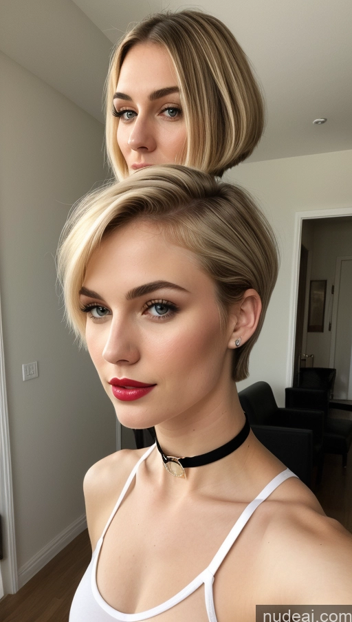 related ai porn images free for Beautiful Lipstick Fairer Skin Choker Perfect Boobs Perfect Body Short Hair Blonde Jewish Abs Muscular 18