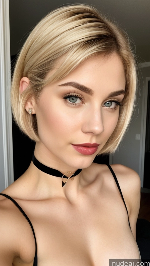 related ai porn images free for Beautiful Lipstick Fairer Skin Choker Perfect Boobs Perfect Body Short Hair Blonde Jewish Abs Muscular 18 Busty