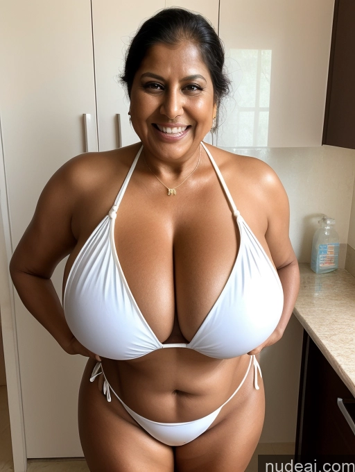 related ai porn images free for One Busty Huge Boobs Thick Tanned Skin Front View Microkini Thong 60s Indian Maid Laughing