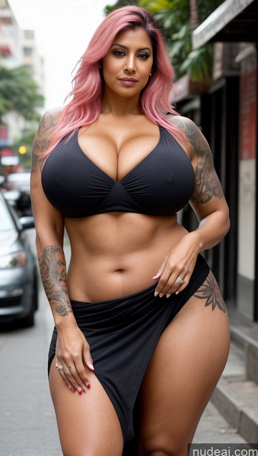 related ai porn images free for Milf Busty Huge Boobs Beautiful Tattoos Muscular Big Ass Thick Big Hips Tall 40s Street Close-up View Eating Bikini Long Skirt Cleavage Detailed Sexy Face Dark Skin Indian Pink Hair Seductive Long Hair