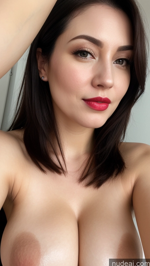 related ai porn images free for One Beautiful Lipstick Fairer Skin 30s Black Hair Woman Close-up View Busty Perfect Boobs Thai