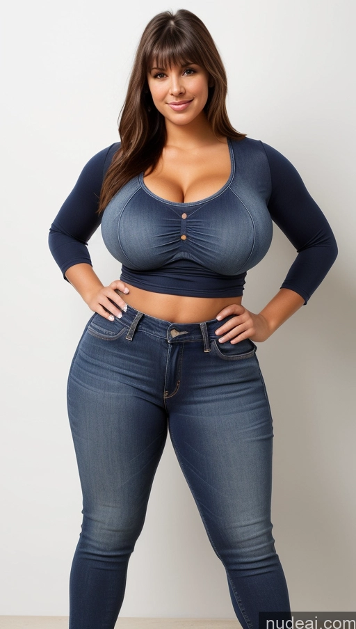 related ai porn images free for Athlete Perfect Boobs Busty Big Ass Big Hips Thick Jeans Front View Bangs
