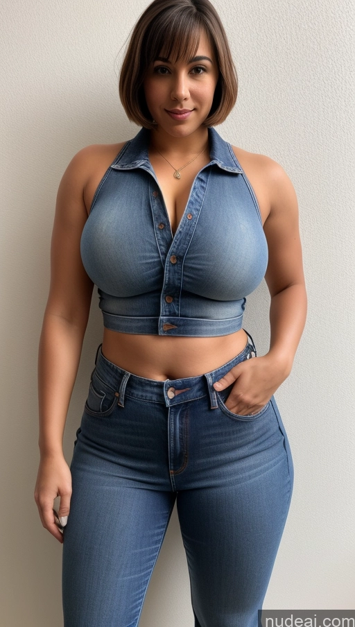 related ai porn images free for Athlete Perfect Boobs Busty Big Ass Big Hips Thick Jeans Front View Bobcut