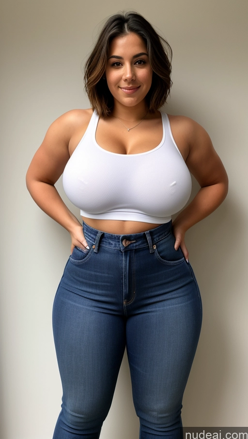 related ai porn images free for Athlete Perfect Boobs Busty Big Ass Big Hips Thick Jeans Front View Bobcut