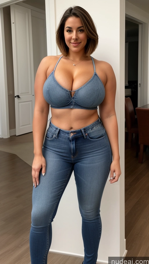 related ai porn images free for Athlete Perfect Boobs Busty Big Ass Big Hips Thick Jeans Front View Bobcut