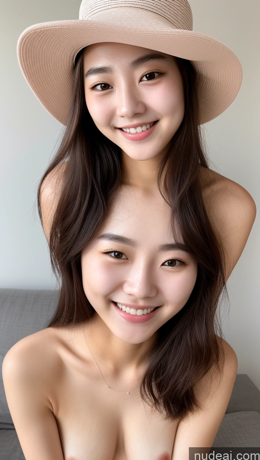 related ai porn images free for 18 Happy Small Tits Korean Skinny Nude Hat
