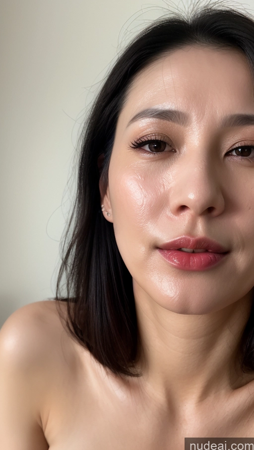 related ai porn images free for Woman One Small Tits Beautiful Lipstick Fairer Skin 40s Black Hair Korean Close-up View Cumshot