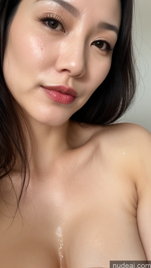 related ai porn images free for Woman One Small Tits Beautiful Lipstick Fairer Skin 40s Black Hair Korean Close-up View Cumshot