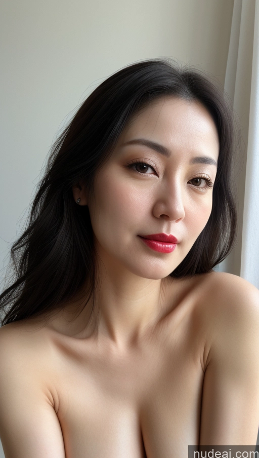 related ai porn images free for Woman One Small Tits Beautiful Lipstick Fairer Skin 40s Black Hair Korean Close-up View
