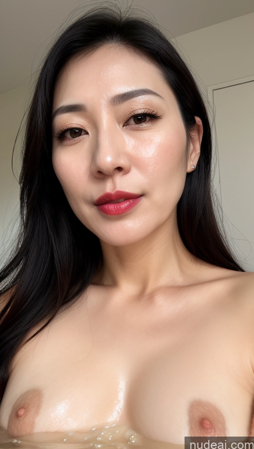related ai porn images free for Woman One Small Tits Beautiful Lipstick Fairer Skin 40s Black Hair Korean Close-up View Cumshot