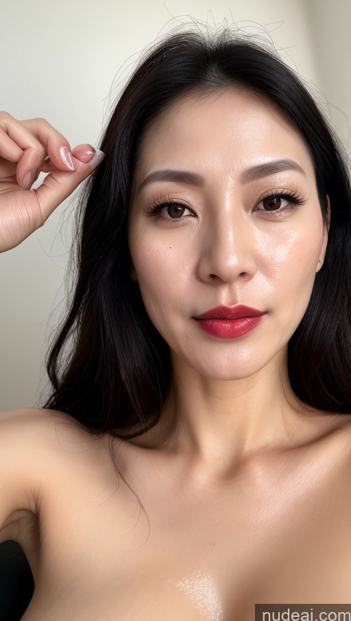 related ai porn images free for Woman One Small Tits Beautiful Lipstick Fairer Skin 40s Black Hair Korean Close-up View Cumshot